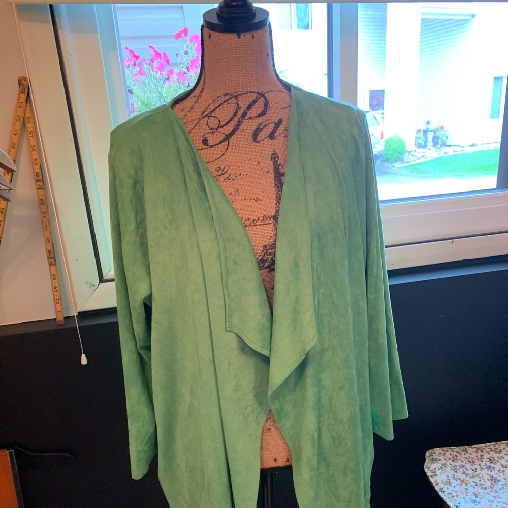 Gretchen Scott Green Chamois Jacket
